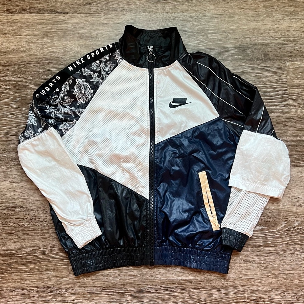 Nike Navy/White Windbreaker